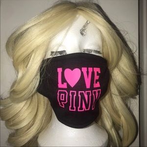 PINK victoria secret Face mask love pink